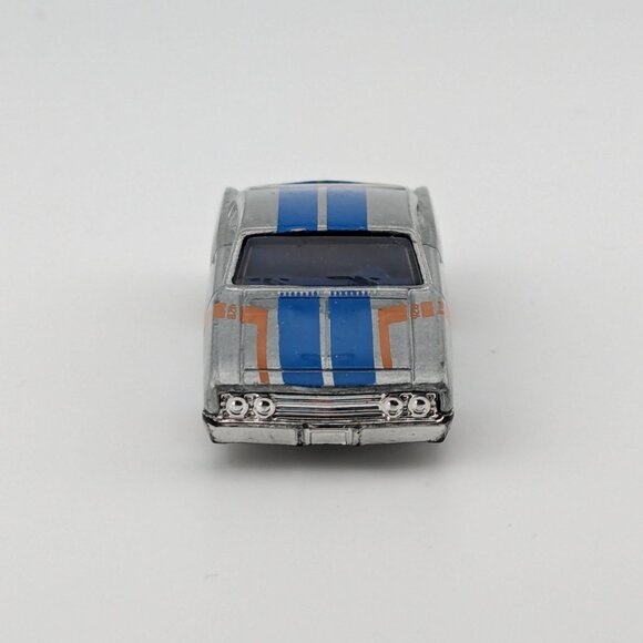 Hot Wheels 2013 69 FORD TORINO TALLADEGA HW WORKSHOP Silver w/BLUE INT - Picture 3 of 4
